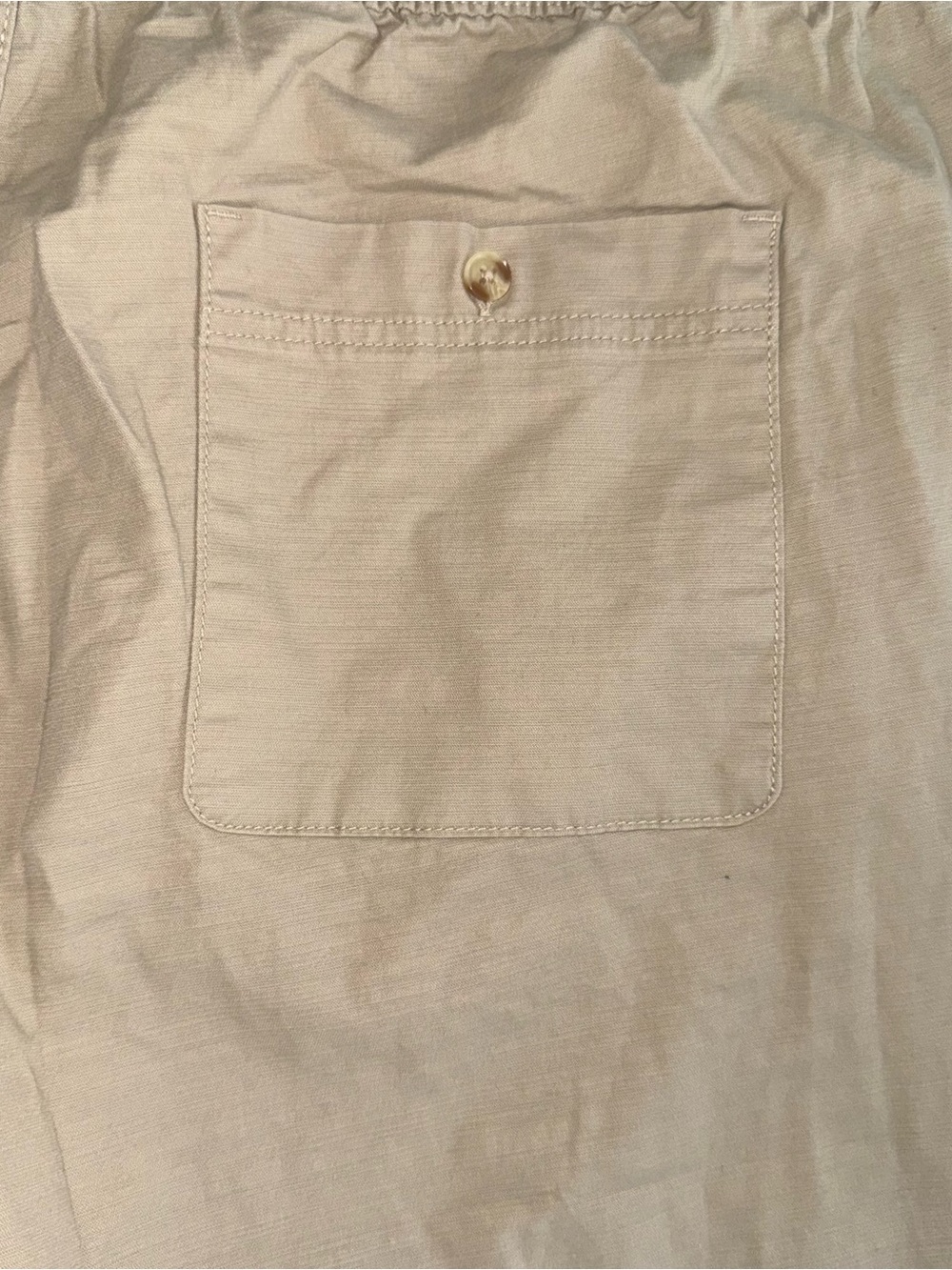 George Men’s Weekend Chino Pull-On Pants XL 40-42 Khaki Stretch Straight Leg - Picture 8 of 15